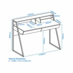 Vertex Home Office Desk -Office Furniture Sales 2024 107155