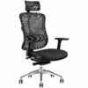 F94 Mesh And Fabric Office Chair With Headrest
