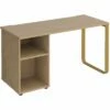 Ryto Home Office Desk With Fixed Open Pedestal