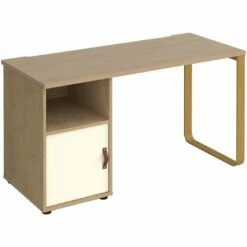 Ryto Home Office Desk With Fixed Cupboard Pedestal -Office Furniture Sales 2024 108778