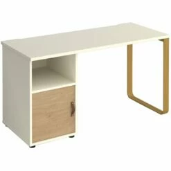 Ryto Home Office Desk With Fixed Cupboard Pedestal -Office Furniture Sales 2024 108783