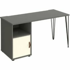 Flores Home Office Desk With Fixed Cupboard Pedestal -Office Furniture Sales 2024 108862