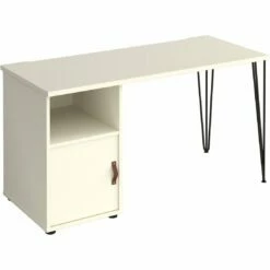 Flores Home Office Desk With Fixed Cupboard Pedestal -Office Furniture Sales 2024 108865