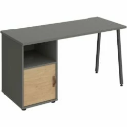 Solis Home Office Desk With Fixed Cupboard Pedestal -Office Furniture Sales 2024 108951