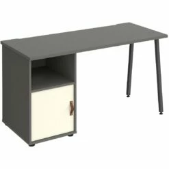 Solis Home Office Desk With Fixed Cupboard Pedestal -Office Furniture Sales 2024 108954
