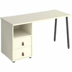 Solis Home Office Desk With Fixed 2 Drawer Pedestal -Office Furniture Sales 2024 108966