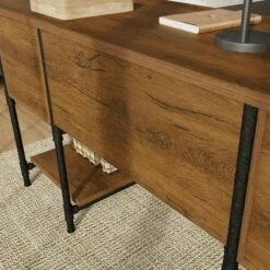 Fabrica Industrial Style Double Pedestal Desk -Office Furniture Sales 2024 109708