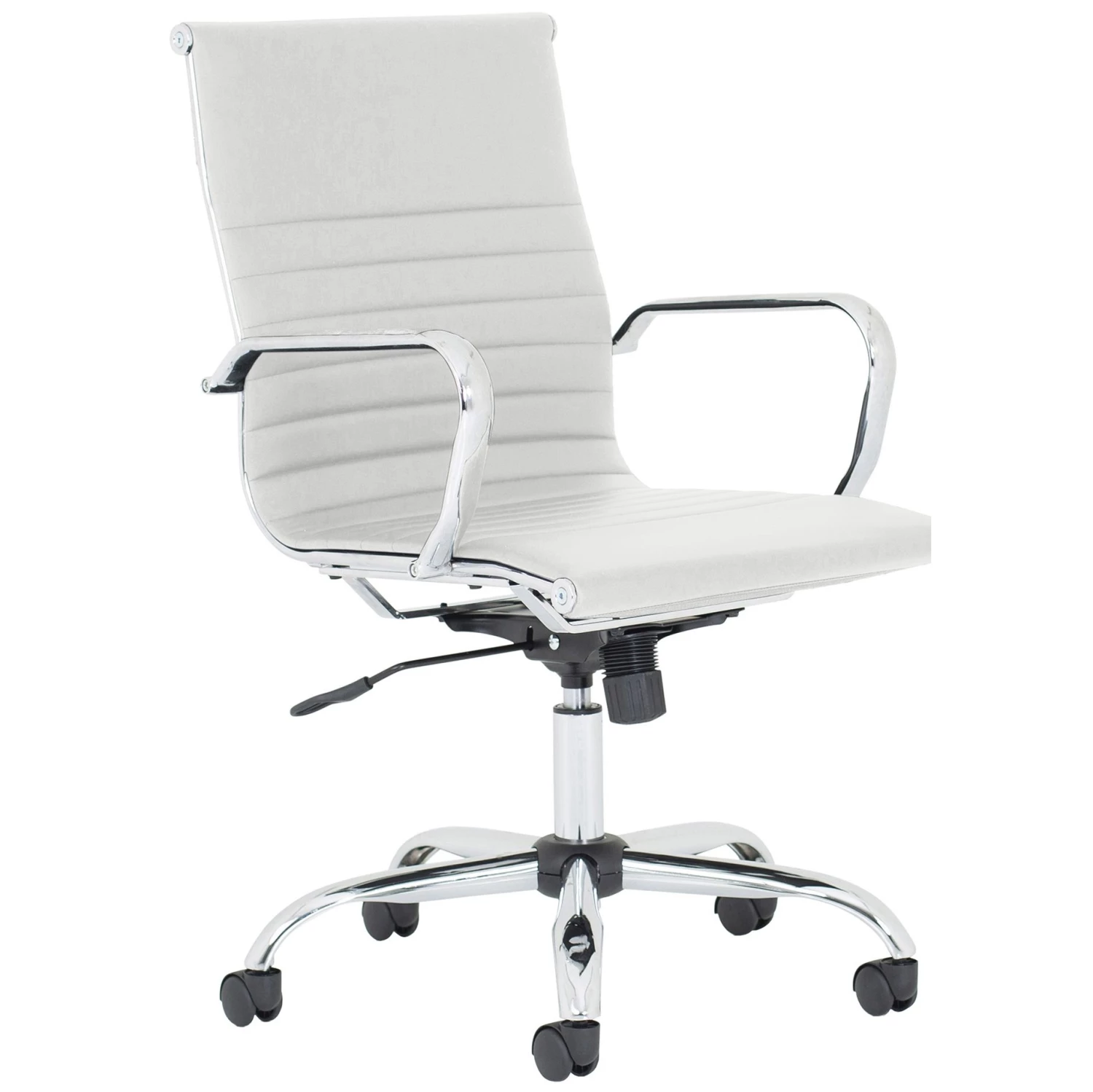 Chase White Bonded Leather Office Chair 1 Chase White Bonded Leather Office Chair