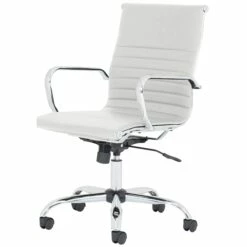 Chase White Bonded Leather Office Chair 14 Chase White Bonded Leather Office Chair -Office Furniture Sales 2024 109911