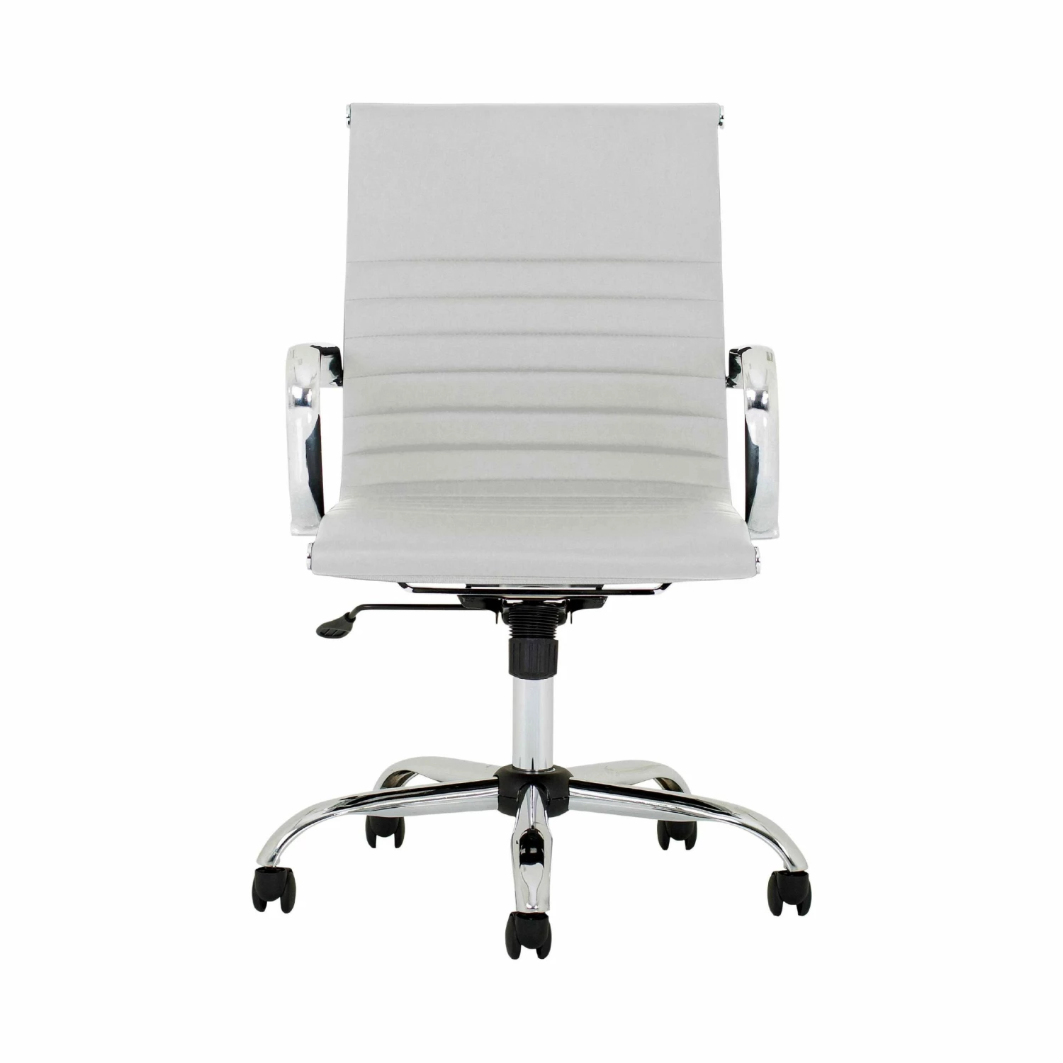 Chase White Bonded Leather Office Chair 8 Chase White Bonded Leather Office Chair - Image 8