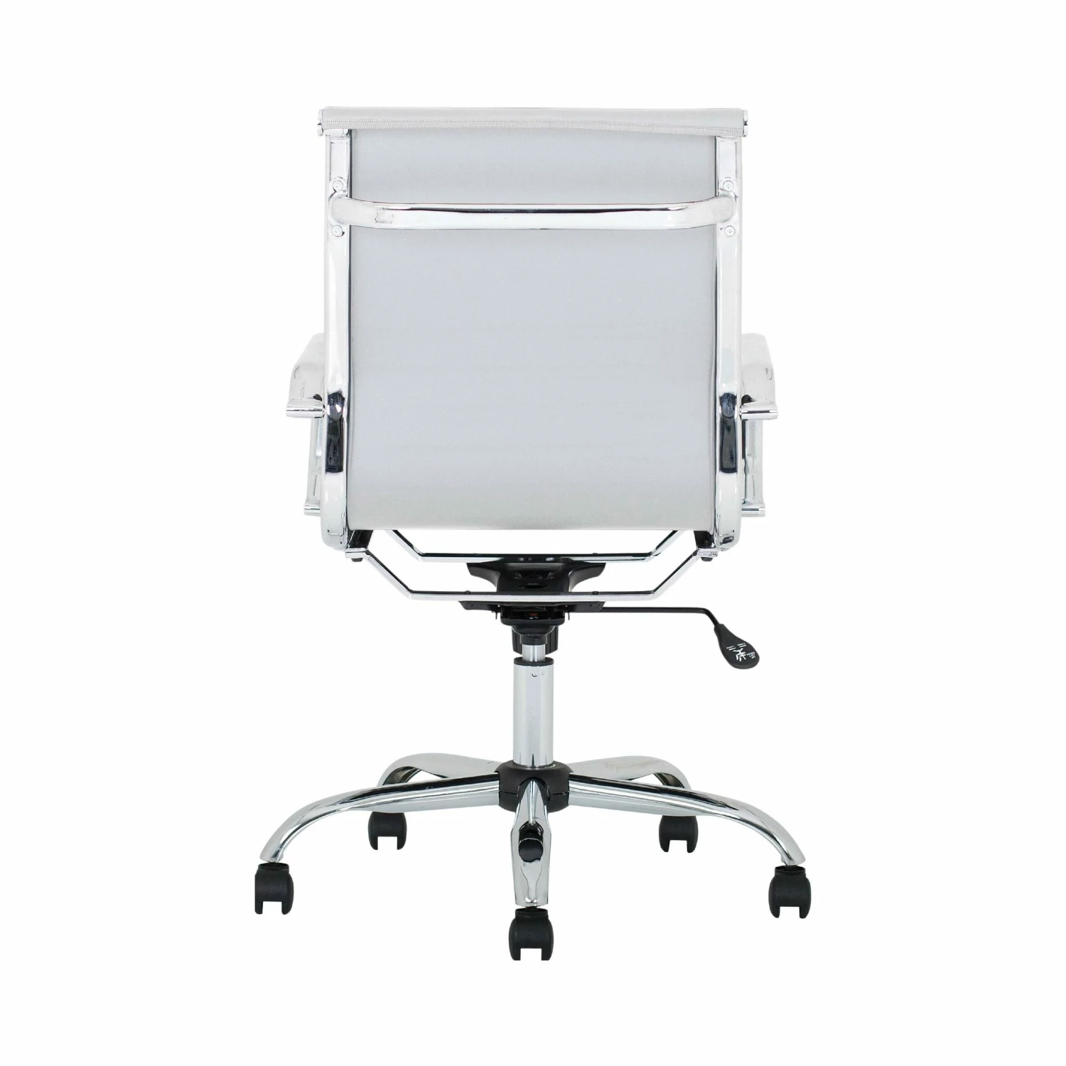 Chase White Bonded Leather Office Chair 4 Chase White Bonded Leather Office Chair - Image 4