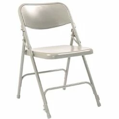 All Steel Folding Permanent Link Chair (Pack Of 4)