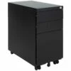 Karbon Steel Slimline Mobile Pedestals