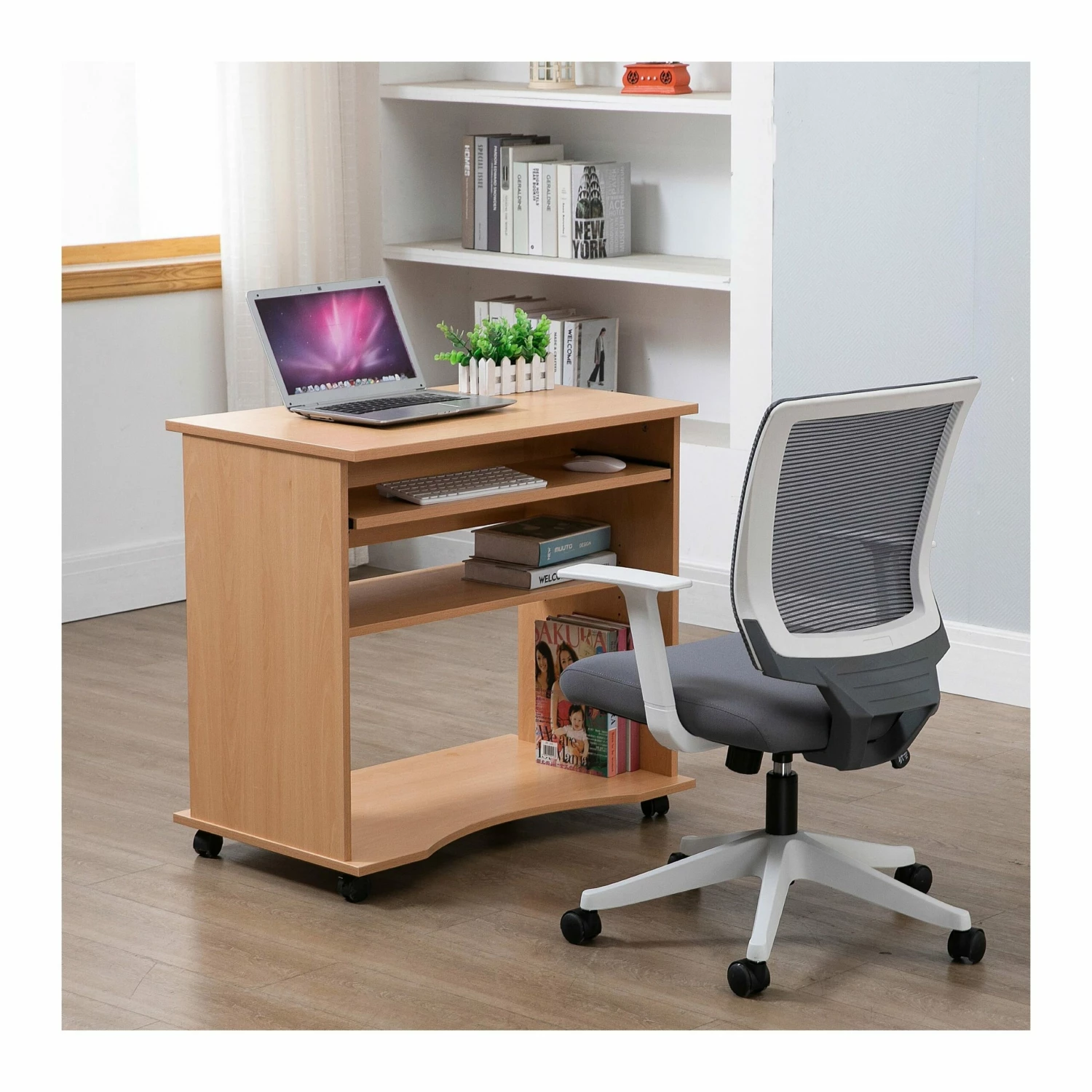 Aspyre Compact Mobile Home Office Desk 9 Aspyre Compact Mobile Home Office Desk - Image 9