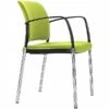 Boss Design Mars 4-Leg Visitor Chair Fully Upholstered