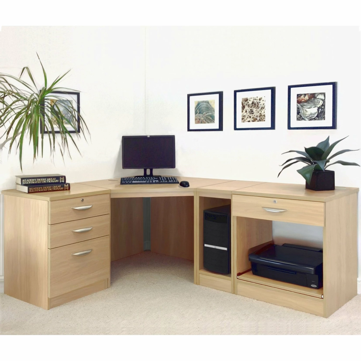 Agency Neo Home Office Corner Desk 2 Agency Neo Home Office Corner Desk - Image 2