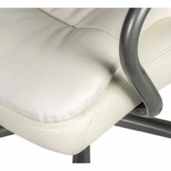 Goliath Bariatric 24 Hour 27 Stone White Leather Faced Manager Chair -Office Furniture Sales 2024 115303