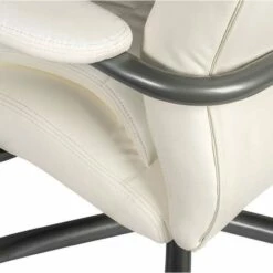 Goliath Bariatric 24 Hour 27 Stone White Leather Faced Manager Chair -Office Furniture Sales 2024 115304