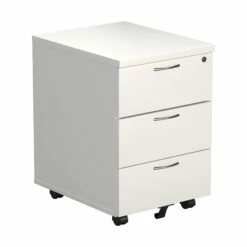 NEXT DAY Commerce II White Low Mobile Pedestals -Office Furniture Sales 2024 116069