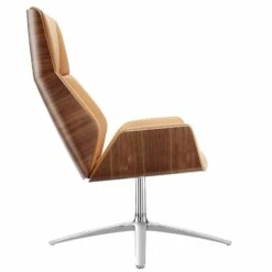 Boss Design Kruze Lounge Chair With Wood Veneer -Office Furniture Sales 2024 116290