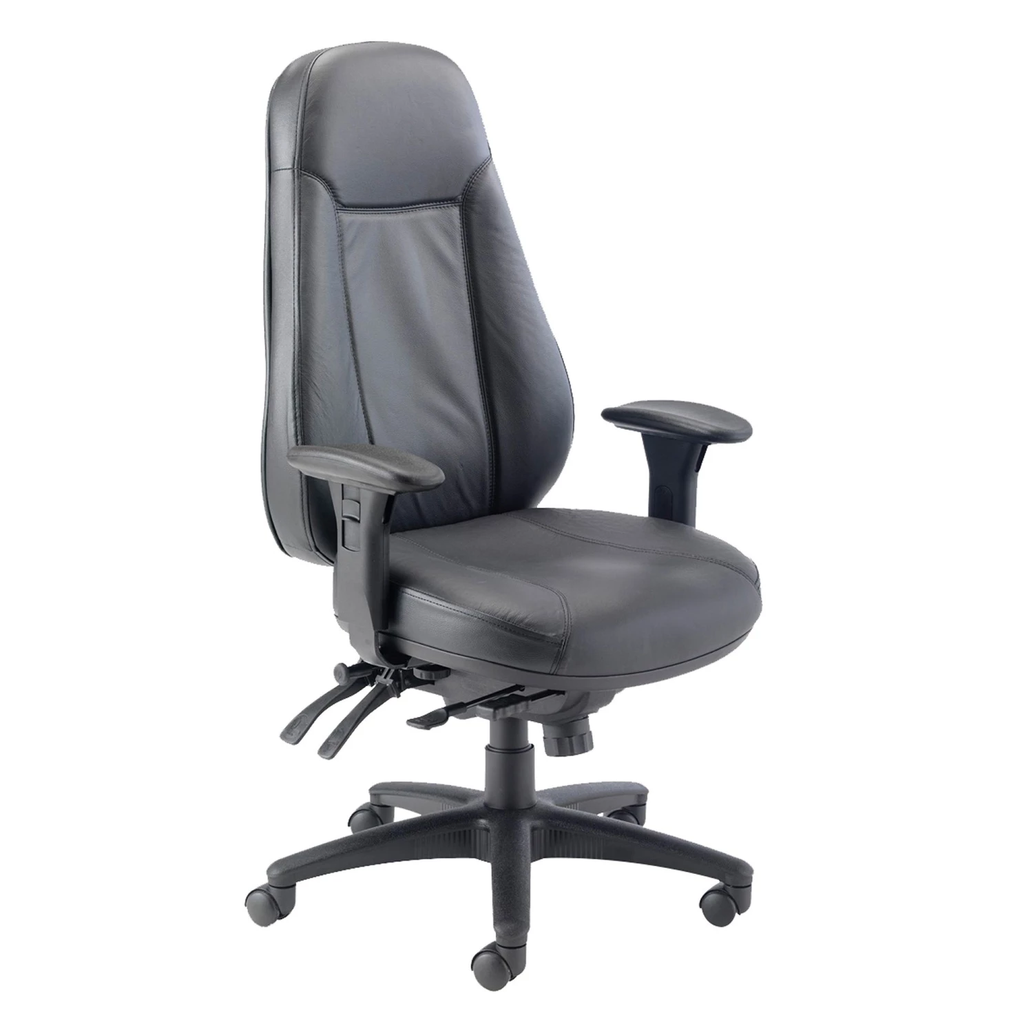Cheetah II 24 Hour Leather Faced Operator Chair 1 Cheetah II 24 Hour Leather Faced Operator Chair