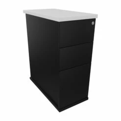 Presence Narrow Desk High Pedestals 26 Presence Narrow Desk High Pedestals -Office Furniture Sales 2024 117236
