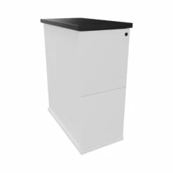 Presence Narrow Desk High Pedestals 34 Presence Narrow Desk High Pedestals -Office Furniture Sales 2024 117296